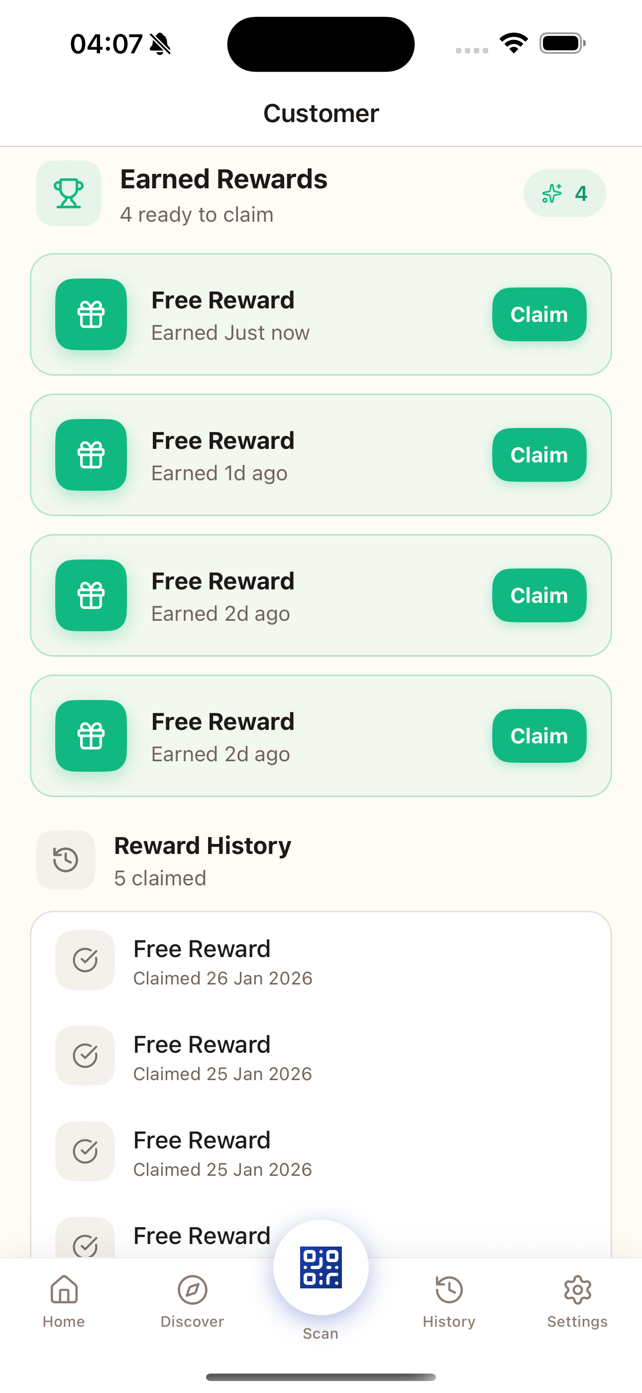 Claim Rewards